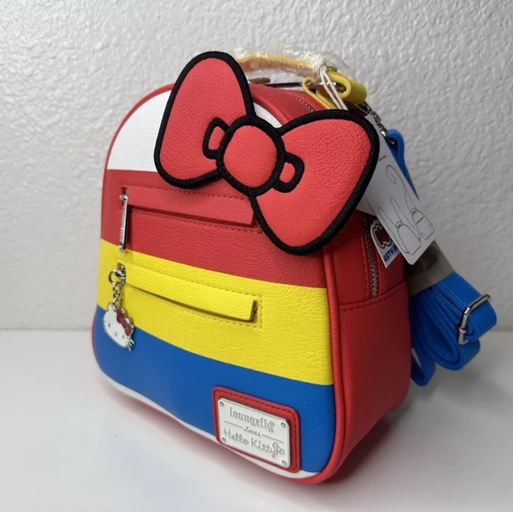 Loungefly x Sanrio Hello Kitty NWT Backpack Bag Crossbody 2 Way - Picture 3 of 6